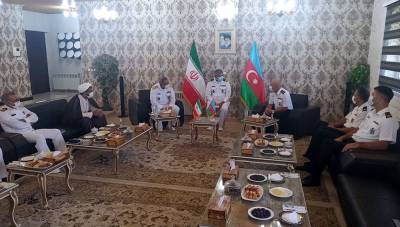Состоялась встреча делегаций ВМС Азербайджана и Ирана (ФОТО)