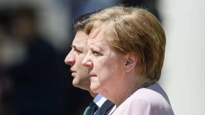 В Киеве прошла первая часть переговоров Зеленского и Меркель