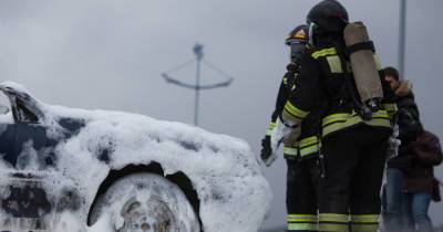 В Калининградской области за вечер сгорели две машины