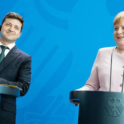 В Киеве состоялась встреча президента Украины и канцлера Германии
