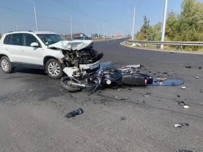 В Уфе в ДТП погиб мотоциклист