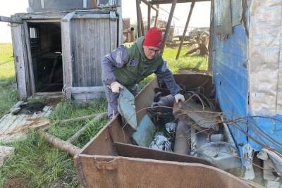 Смолянин принял участие в на расчистке от мусора побережья Карского моря