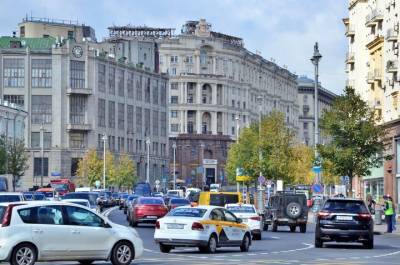 Наезд на пешехода произошел на Тверской улице в Москве