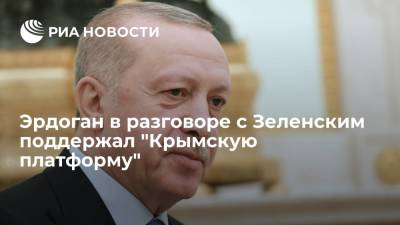 Президент Турции Эрдоган в разговоре с президентом Украины Зеленским поддержал "Крымскую платформу"