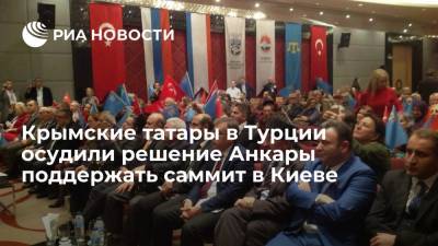 Крымские татары Турции призвали власти отказаться от участия в "Крымской платформе"