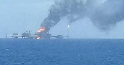 В Мексиканском заливе взорвалась нефтяная платформа (ВИДЕО)