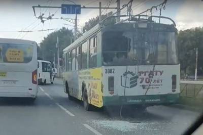 На улице Советской Армии в Рязани произошло ДТП с участием троллейбуса