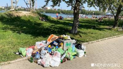 Визовский пляж снова завален мусором. Фотофакт