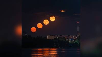 Фотограф запечатлел «восход 6 Лун» над Воронежем