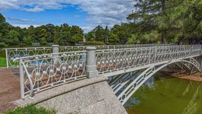 Мост в Таврическом саду отремонтировали впервые за 20 лет