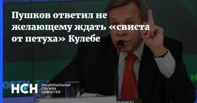 Пушков ответил не желающему ждать «свиста от петуха» Кулебе