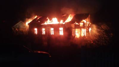 На пожаре в Рыбновском районе погиб человек