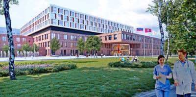 Строительство центра имени Логинова завершилось на 50 процентов