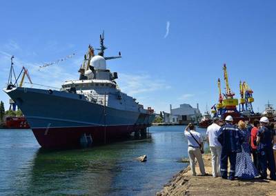Названы сроки вхождения в состав Черноморского флота МРК «Циклон» проекта 22800