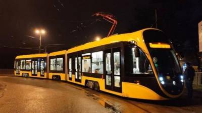 «Татра-Юг» поставила в Киев свой первый низкопольный трамвай