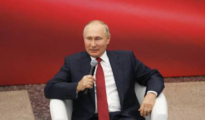 Путин: Я рассчитываю, что «Единая Россия» сохранит свои позиции после выборов