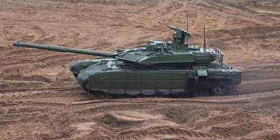 ЗВО отрабатываю тактику танкового боя с новыми машинами Т-90М «Прорыв»