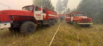 Более 1,3 тысяч человек тушат пожары в Первомайске
