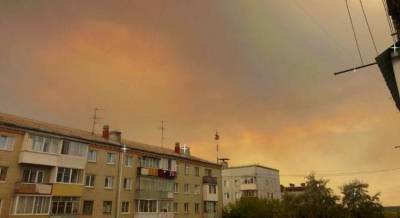 Шадринск накрыл смог природных пожаров