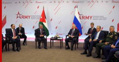 Путин провел переговоры с королем Иордании Абдаллой Вторым
