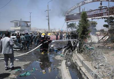 Пожар вспыхнул после перестрелки в аэропорту Кабула