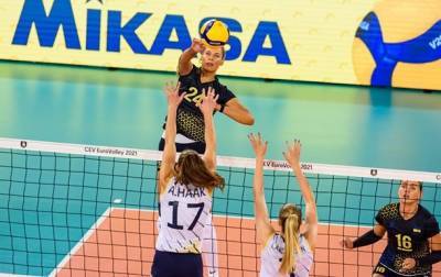 Украинские волейболистки одержали вторую победу подряд на Евро-2021