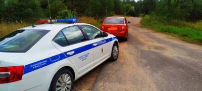 Автоинспекторы поймали пьяного водителя на трассе в Карелии