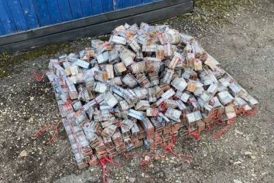 Ввоз 2,5 тысяч пачек контрабандных сигарет пресекли псковские пограничники