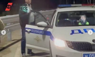 Автомобиль экс-губернатора Приангарья ночью остановили полицейские
