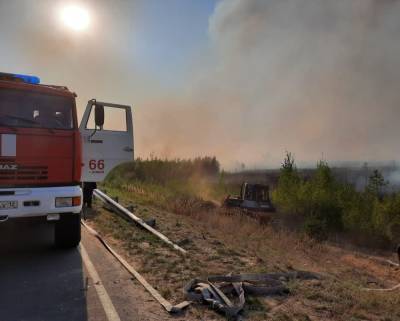 Площадь активного горения в лесах Марий Эл сократилась до 27 га