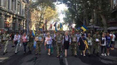 Марш защитников и патриотов в Одессе: впечатляющие фото и видео