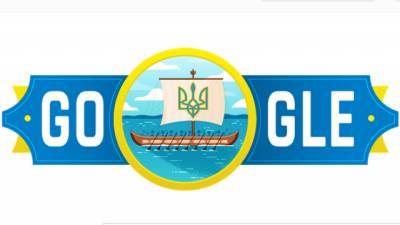 Google посвятил свой Doodle 30-й годовщине независимости Украины