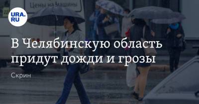 В Челябинскую область придут дожди и грозы. Скрин