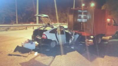 Пьяный автомобилист на «Ладе» протаранил фургон: двое пострадавших