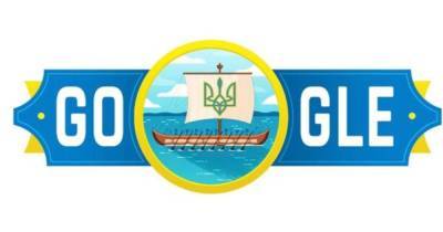 Ко Дню Независимости Украины: Google создал тематический дудл в виде казацкой чайки