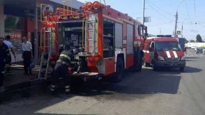 В Харькове вспыхнул пожар на рынке