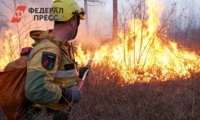 Лесной пожар под Первоуральском подобрался к горе Волчихе