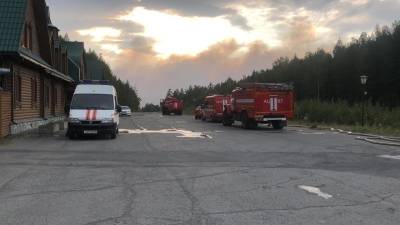 Из-за крупного пожара в Свердловской области начались эвакуировать жителей садов