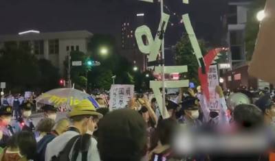 Человек пострадал при акциях протеста против Паралимпиады в Токио
