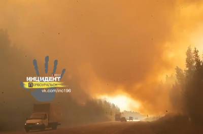 "Пострадавших нет, все дома целы": силы МЧС продолжают тушить лесной пожар на Волчихе