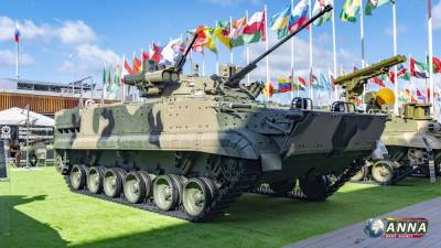 «Ростех» представил БМП-3 с «Бережком» на форуме «Армия-2021»