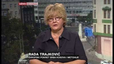 Коллаборантка, выступающая от имени сербов Косово, призвала...