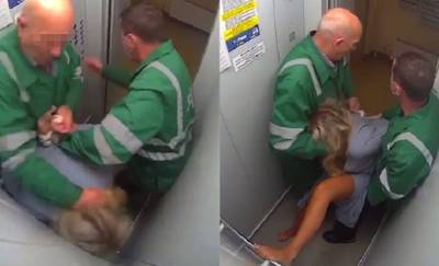 Санитары избили пациентку в лифте