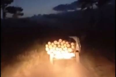 «Чёрные лесорубы» устроили ночные гонки в Заиграевском районе Бурятии