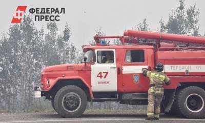 МЧС: угрозы возгорания садов около горы Волчиха нет