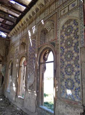 Дворец эмира Бухары превращен в развалины