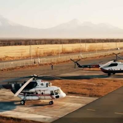 Росавиация проверяет "Витязь-Аэро", вертолет которой упал в озеро на Камчатке