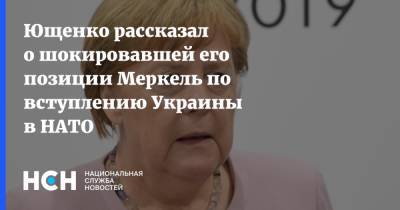Ющенко рассказал о шокировавшей его позиции Меркель по вступлению Украины в НАТО