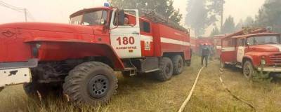 Сотрудникам МЧС, тушившим пожар в Мордовии, удалось вырваться из огненного кольца