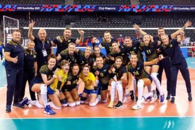 Сборная Украины впервые за 20 лет вышла в плей-офф Евроволлея